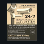 CCTV Mounted Cameras, CCTV Security Advertising Flyer<br><div class="desc">CCTV Mounted Cameras,  CCTV Security Advertising Flyers By The Business Card Store.</div>