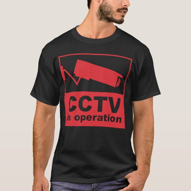 CCTV Surveillance Security Camera Closed Circuit P T-Shirt (Front)