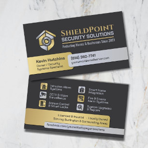 CCTV Surveillance & Smart Home Security Business Card