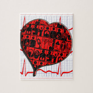 CCU HEART EKG MEDICAL SPECIALTIES JIGSAW PUZZLE