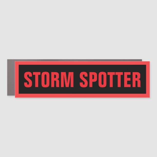 CCVF STORM SPOTTER FRONT DOOR SIDE CAR MAGNET (Front)