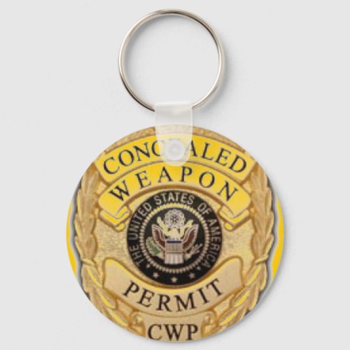 ccw badge design keychain