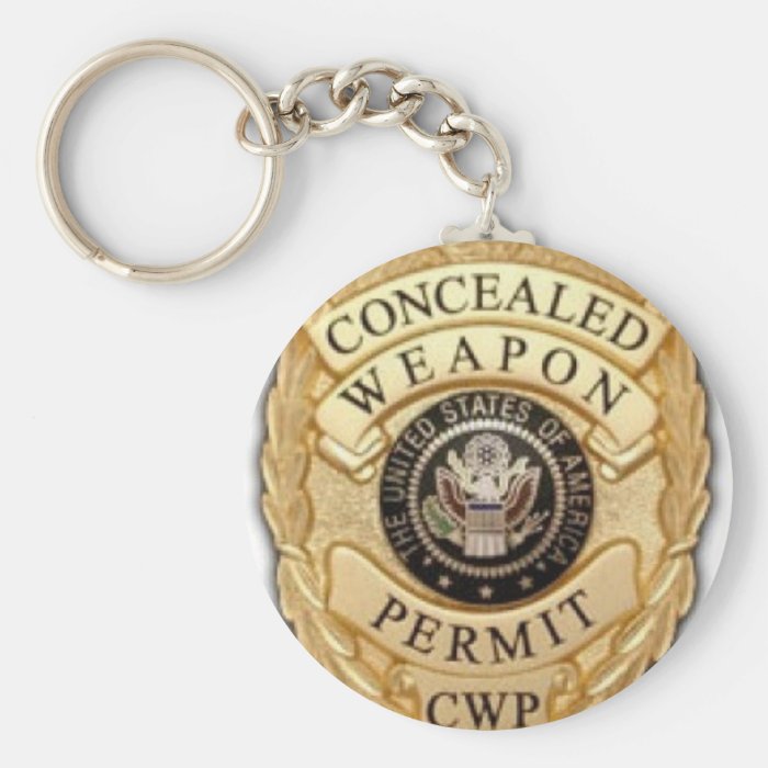 ccw badge design keychains