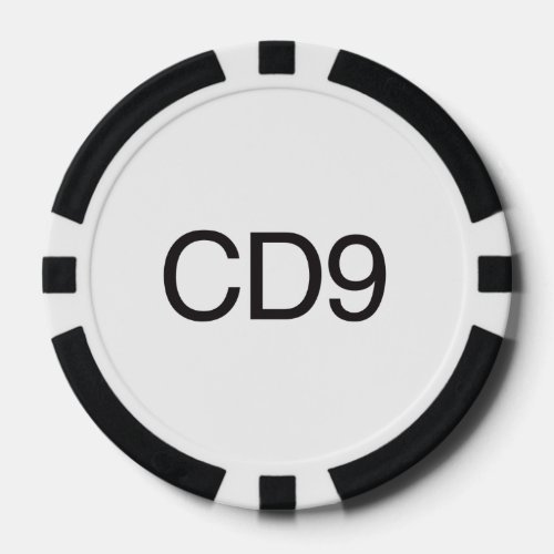 CD9ai Poker Chips