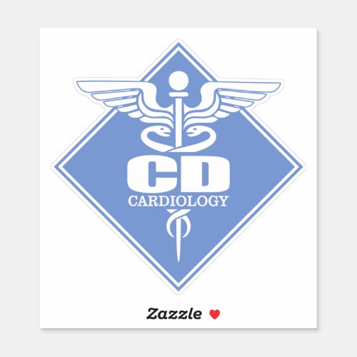 CD Cardiology diamond Sticker