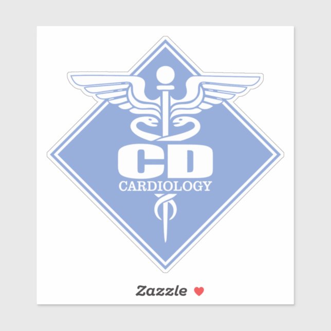 CD (Cardiology) diamond Sticker (Sheet)