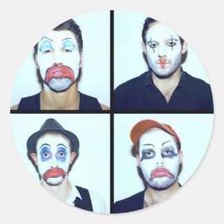 CD COVER CLASSIC ROUND STICKER