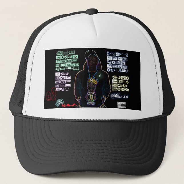 CD Cover, e2 Trucker Hat (Front)