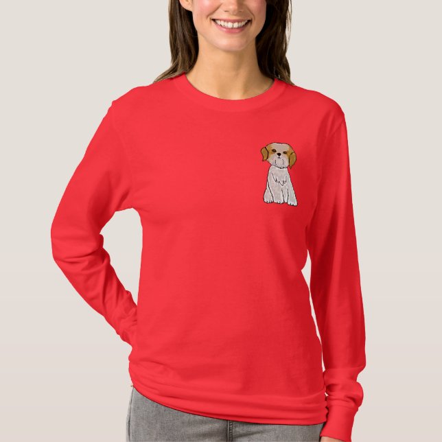 CD- Cute Shih Tzu Puppy Dog Shirt (Front)
