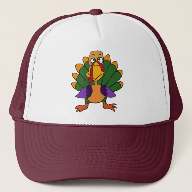 CD- Funny Turkey Cartoon Hat (Front)