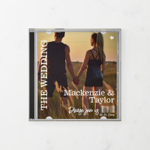 CD Photo Cover Wedding Invitation