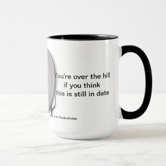 Cd Player Over The Hill 40th Birthday Coffee Mug