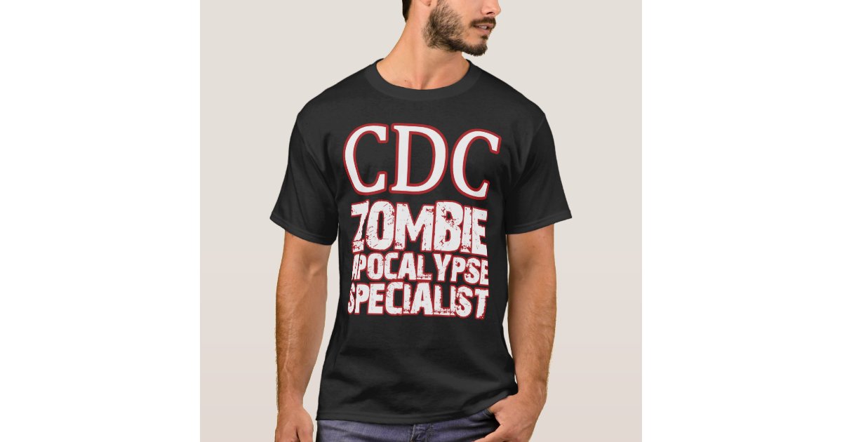 cdc zombie t shirt