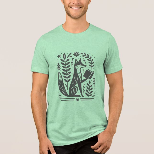 CDfolkfaux01 Tri-Blend Shirt (Front)