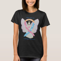 CDH Awareness Cherub Angel Ribbon Art T-Shirts