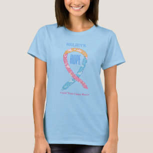 CDH Awareness Ribbon Custom Art Clothing T-Shirt