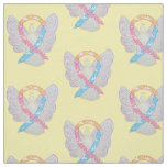 CDH Clouds Awareness Ribbon Angel Fabric Material
