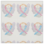 CDH Clouds Awareness Ribbon Angel Fabric Material