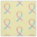 CDH Clouds Awareness Ribbon Material Custom Fabric