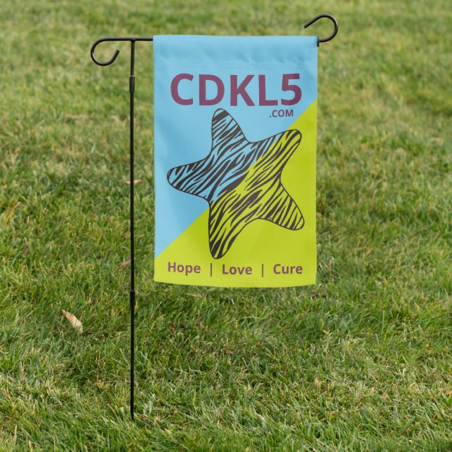 CDKL5 Garden Flag (In SItu)