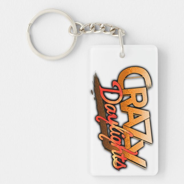 CDL ACRYLIC KEY HOLDER orange Keychain (Front)