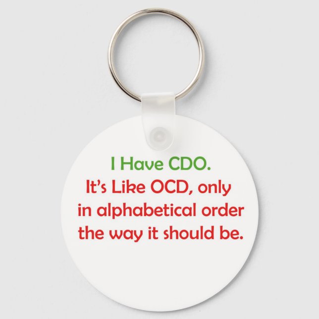 CDO KEYCHAIN (Front)