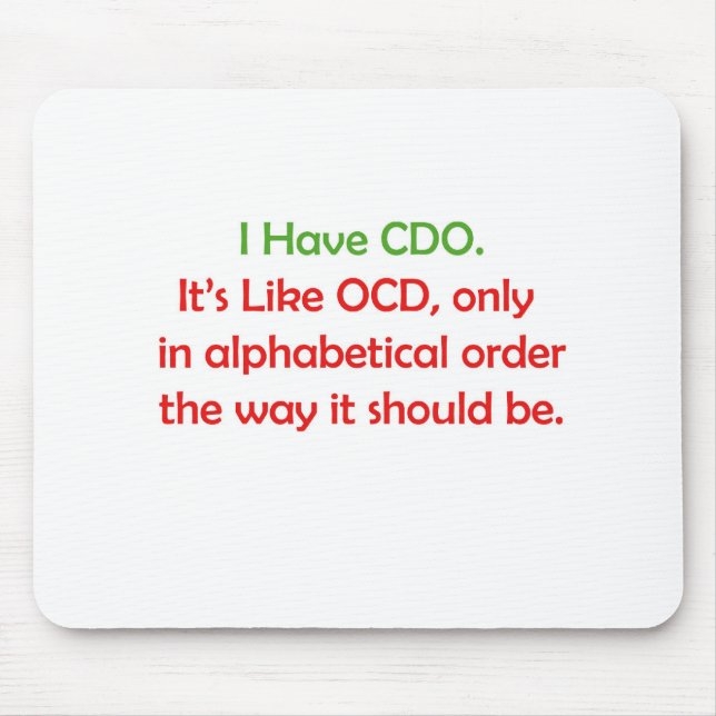 CDO MOUSE PAD (Front)