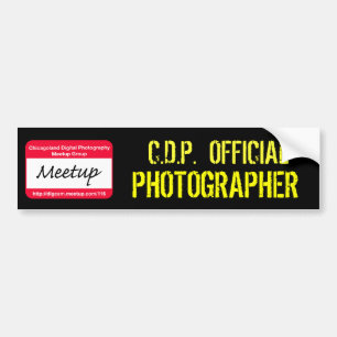 CDP  OFFICIAL PHOTOGRAPHER Sticker