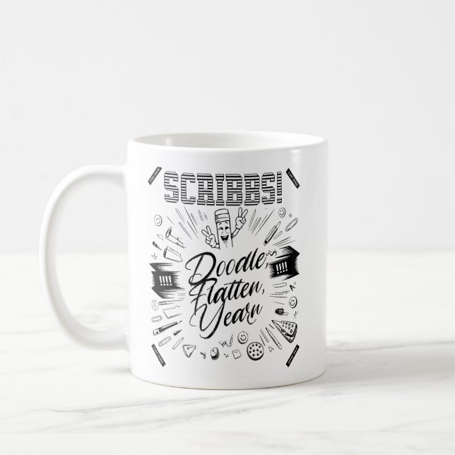 CDscribbsdoodle Coffee Mug (Left)