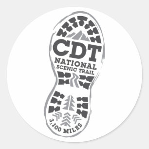 CDT CLASSIC ROUND STICKER