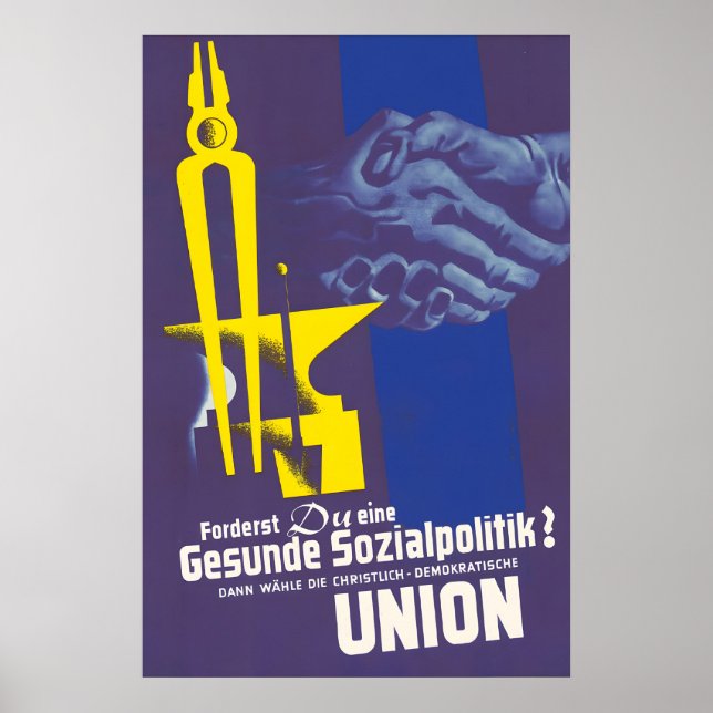 CDU Election Poster 1946 Are you demanding (Front)