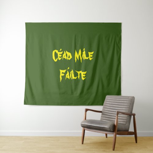 Cead Mile Failte Hundred Thousand Welcomes Tapestry