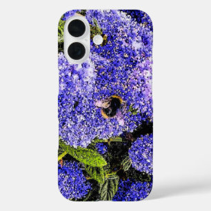 Ceanothus Lilac Flower Bee iPhone 16 Case
