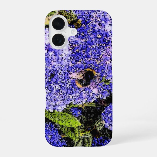 Ceanothus Lilac Flower Bee Iphone Case (Back)