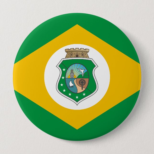 Ceara, Brazil Pinback Button (Front)
