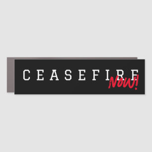 Ceasefire Now Car Magnet