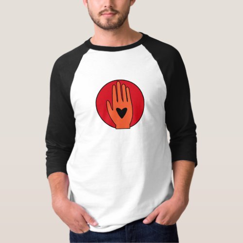 Ceasefire now hand Palestine graphic design  T_Shirt