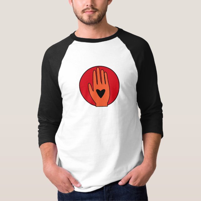 Ceasefire now hand Palestine graphic design  T-Shirt (Front)