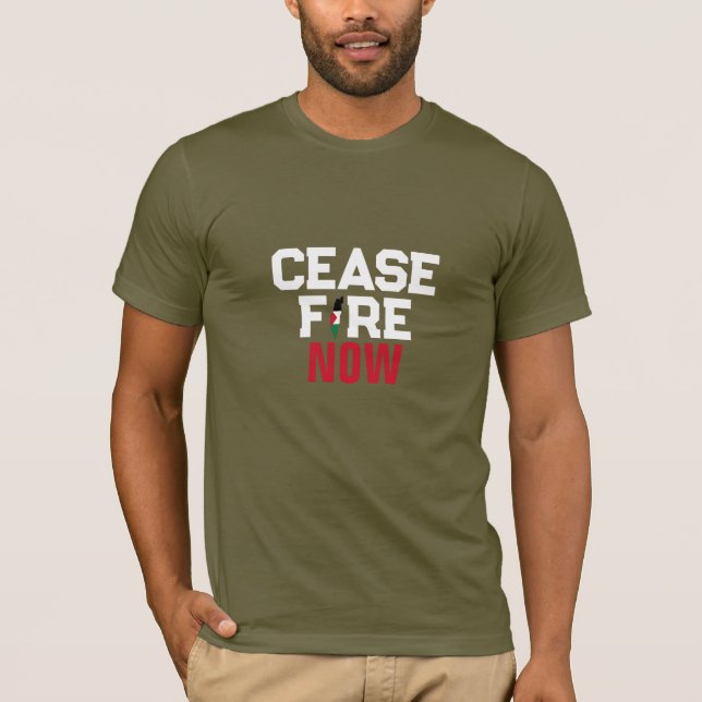Ceasefire Now T-Shirt (Front)
