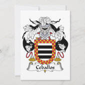 Ceballos Family Crest (Front)