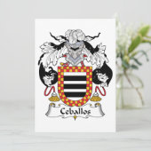 Ceballos Family Crest (Standing Front)