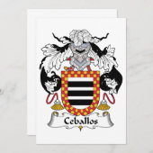 Ceballos Family Crest (Front/Back)