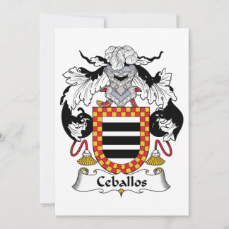 Ceballos Family Crest