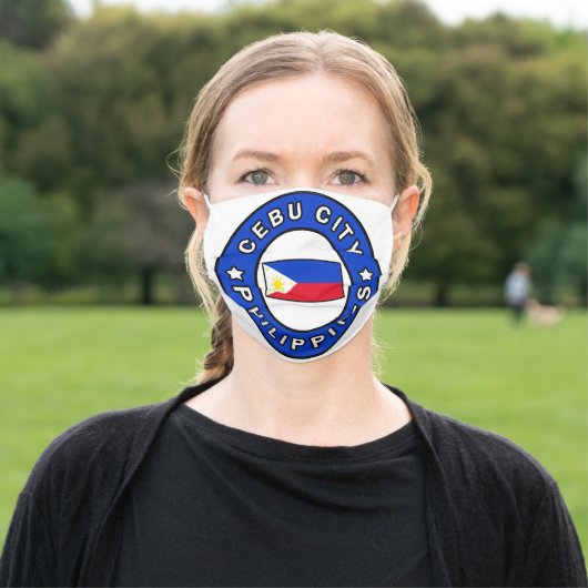 Cebu City Philippines Adult Cloth Face Mask (Outside)