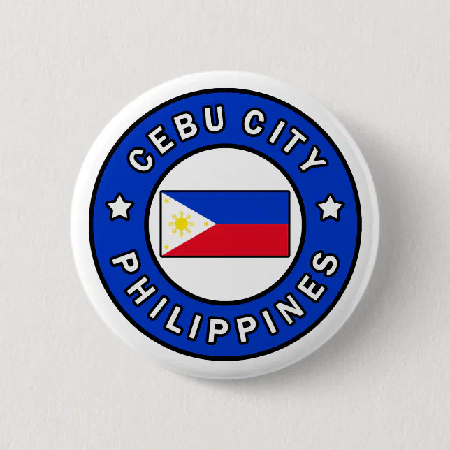 Cebu City Philippines Button | Zazzle