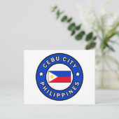 Cebu City Philippines Postcard (Standing Front)