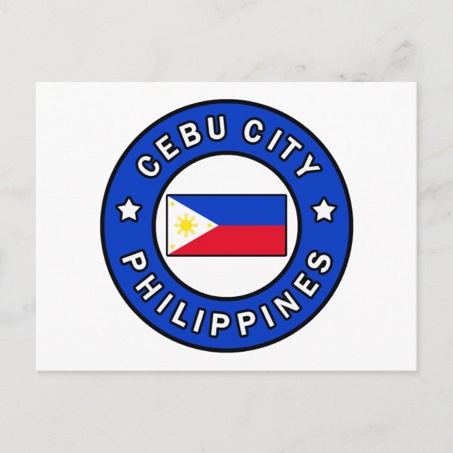 Cebu City Philippines Postcard (Front)