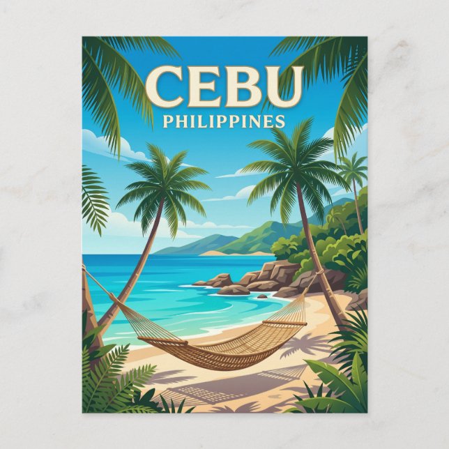 Cebu Hammock Philippines Postcard (Front)