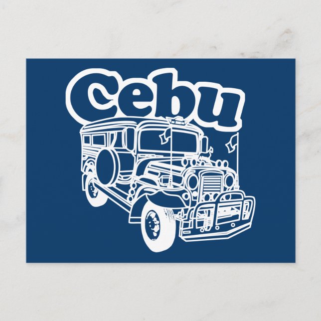 Cebu Jeepney Postcard (Front)