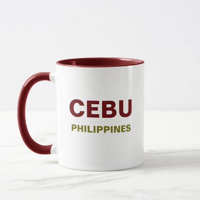Cebu Philippines Coffee Mug (Left)
